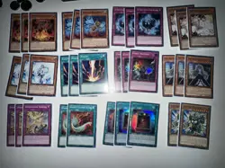 Traptrix Structure X3 Deck with staples and 2 deck boxes,card sleeves. Yu-Gi-Oh - Image 1