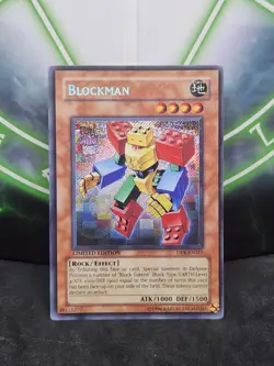 Yugioh Blockman DPK-ENSE1 Secret Rare Limited Edition NM - Image 1