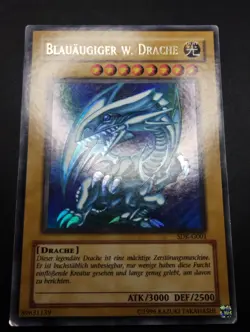 YUGIOH 2003 | BLUE-EYES WHITE DRAGON | SDK-G001 | GERMAN | EXCELLENT - VG - Image 4