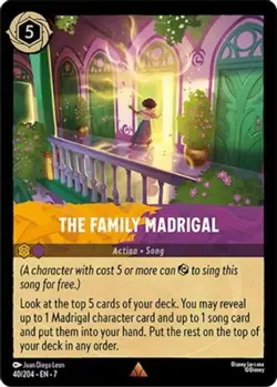 1x The Family Madrigal - 40/204 - Rare - Cold Foil NM-Mint Disney Lorcana: Archa - Image 1