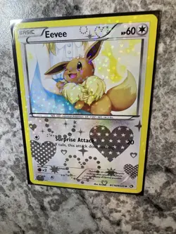Eevee RC14/RC25 Legendary Treasures: Radiant Collection Holo Pokemon Card - Image 4