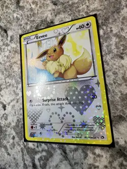 Eevee RC14/RC25 Legendary Treasures: Radiant Collection Holo Pokemon Card - Image 5