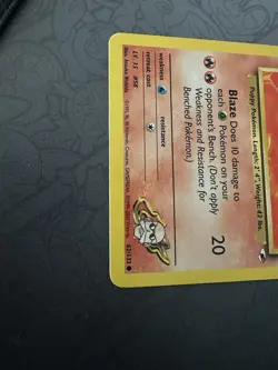 Blaine’s GROWLITHE Pokemon TCG Trading Card - 62/132 Gym Heroes - Image 4