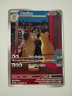 Pokemon TCG Persian Full Art Holo Rare Card 078/064 Shrouded Fable - Image 1