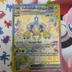 Pokemon Galvantula EX Card 168/142 Stellar Crown Special Illustration Rare NM - Image 1