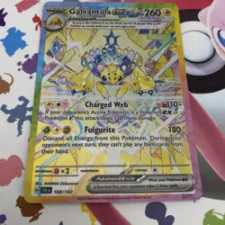 Pokemon Galvantula EX Card 168/142 Stellar Crown Special Illustration Rare NM - Image 2
