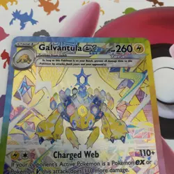 Pokemon Galvantula EX Card 168/142 Stellar Crown Special Illustration Rare NM - Image 3