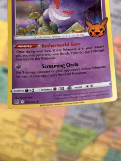 Gengar 066/196 Holo Rare Trick or Trade Pokemon Card | SHIPS SAME DAY - Image 3
