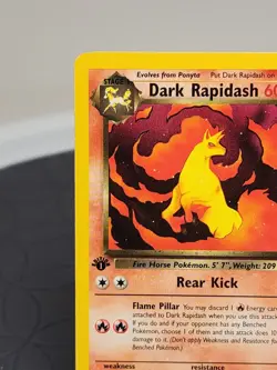 Pokemon Dark Rapidash Rare Card Team Rocket Set 44/82 - Image 2