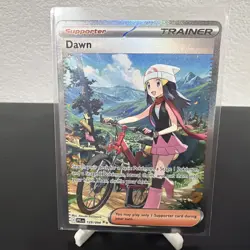 Pokemon Dawn 129/094 Full Art Holo Trainer Card English TCG - Image 1
