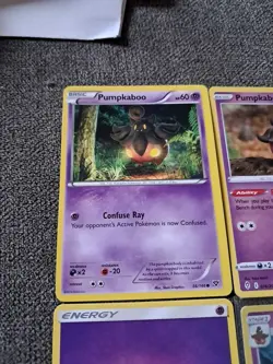 Pokemon TCG Pumpkaboo And Gourgeist 10 Card Lot With 4 Psychic Energies - Image 2