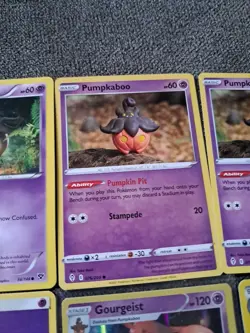 Pokemon TCG Pumpkaboo And Gourgeist 10 Card Lot With 4 Psychic Energies - Image 3