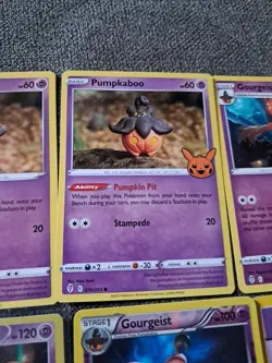 Pokemon TCG Pumpkaboo And Gourgeist 10 Card Lot With 4 Psychic Energies - Image 4
