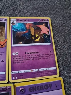 Pokemon TCG Pumpkaboo And Gourgeist 10 Card Lot With 4 Psychic Energies - Image 5
