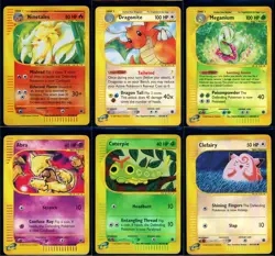 Pokemon EXPEDITION - 6 Reverse Holo Cards Bundle - ENG - Mixed Conditions - Image 1