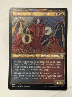 FOIL - MTG Dominaria United - Lagomos, Hand of Hatred (Textured Foil) 345 - Image 1