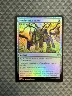 MTG Patchwork Banner #0247 Foil Uncommon Bloomburrow (BLB) - Image 1