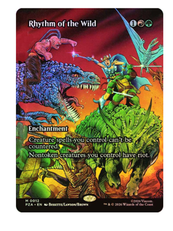 Rhythm of the Wild - Foil - Borderless Teenage Mutant Ninja Turtles MTG - Image 1