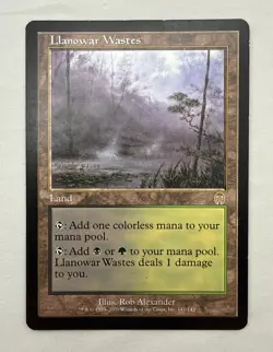 Llanowar Wastes x1 MTG Apocalypse 1x Magic Very Good Moderate Play VG MP - Image 1
