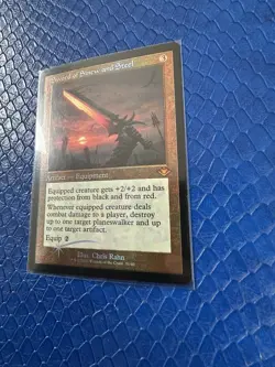MTG - Sword of Sinew and Steel - Foil - Retro Frame, Modern Horizons 2 Magic NM - Image 3