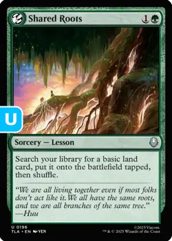 MTG Shared Roots Avatar Uncommon Sorcery Lesson NM - Image 1