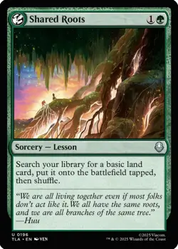 MTG Shared Roots Avatar Uncommon Sorcery Lesson NM - Image 2