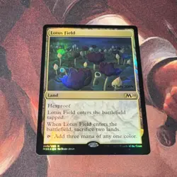 Lotus Field X1 Mtg M20 Core Set 2020 Nm Foil Prerelease Promo - Image 1