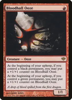 Conflux Bloodhall Ooze MTG Magic the Gathering NM - Image 1