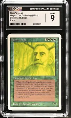 Gaea's Liege, Unlimited mtg. CGC 9 Mint! - Image 1