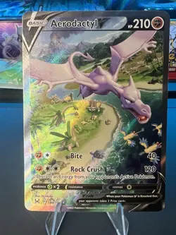 Pokemon TCG Aerodactyl V (Alternate Full Art) - SWSH11: Lost Origin (SWSH11) - Image 1