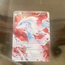 Pokemon TCG Reshiram Full Art Ultra Rare Holo RC22/RC25 Legendary Treasures - Image 1