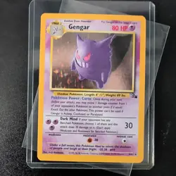 Gengar Holo - Pokemon Fossil 5/62 Unlimited Lp - Image 1
