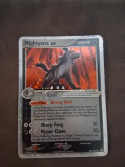 Mightyena EX Holo Card 101/110 Pokemon TCG Holon Phantoms Rare - Image 2