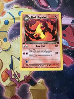 Pokemon TCG Dark Rapidash Team Rocket 44/82 Regular 1st Edition Uncommon - Image 1