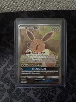 2019 Pokemon SM Black Star Promo Full Art Pikachu Eevee GX #SM233 - Image 1