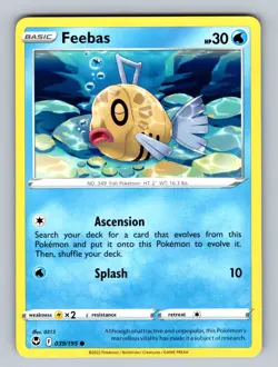 Feebas 039/195 Common SWSH12: Silver Tempest NM - LP Pokemon TCG - Image 1