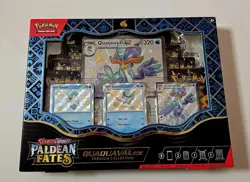 Pokemon paldean fates premium collection box Quaquaval Ex New Sealed - Image 1