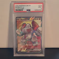 Pokemon Regirock ex 214/182 Sv10 Destined Rivals Ultra Rare Full Art Holo 230 HP - Image 1