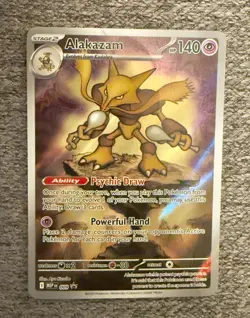 Pokemon TCG Mega Evolution Promo #009 Alakazam - Image 1