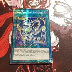 Yugioh Spell Card "Soul Exchange" MP25-EN007 1st Edition Starlight Rare NM - Image 1