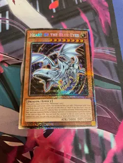 YUGIOH - HEART OF THE BLUE EYES - STARLIGHT RARE - MP25 - NM - 1ST ED - Image 1