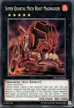 Super Quantal Mech Beast Magnaliger OTS Pack Common OP10-EN020 Yu-Gi-Oh! - Image 1