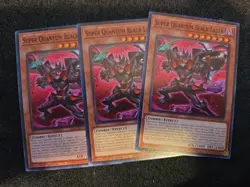 Yugioh! 3x Super Quantum Black Layer Duelist Advance DUAD-EN025 In Hand - Image 1