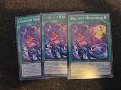 Yugioh! 3x Lunalight Masquerade Duelist Advance DUAD-EN053 In Hand - Image 1