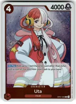 Uta OP01-005 One Piece TCG Foil R NM - Image 1