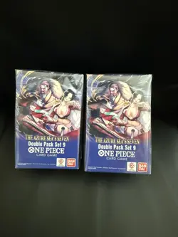 One Piece Double Pack Set 9 OP 14 The Azure Sea's Seven Lot of 2 - Image 1