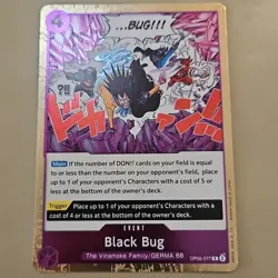 One Piece Black Bug (OP06-077/239) OP06 Wings of the Captain NM FOIL TCG CCG - Image 1