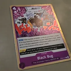 One Piece Black Bug (OP06-077/239) OP06 Wings of the Captain NM FOIL TCG CCG - Image 2