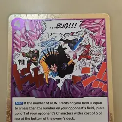 One Piece Black Bug (OP06-077/239) OP06 Wings of the Captain NM FOIL TCG CCG - Image 4