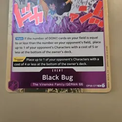 One Piece Black Bug (OP06-077/239) OP06 Wings of the Captain NM FOIL TCG CCG - Image 5